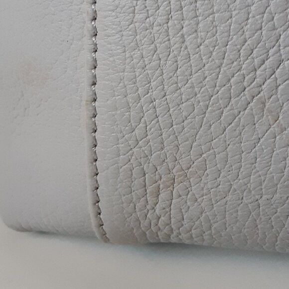 Dooney & Bourke Derby East/West Putty Leather Tote Bag Stone Gray Brown - Picture 6 of 14